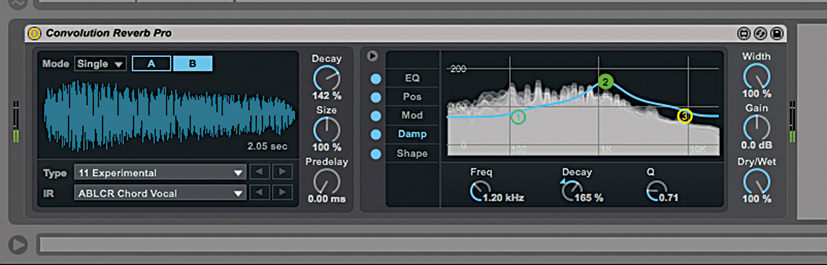 Ableton Live 9 – Convolution Reverb