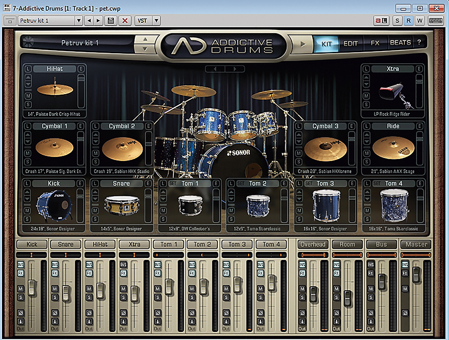 Cakewalk Sonar X3 – Additive Drums