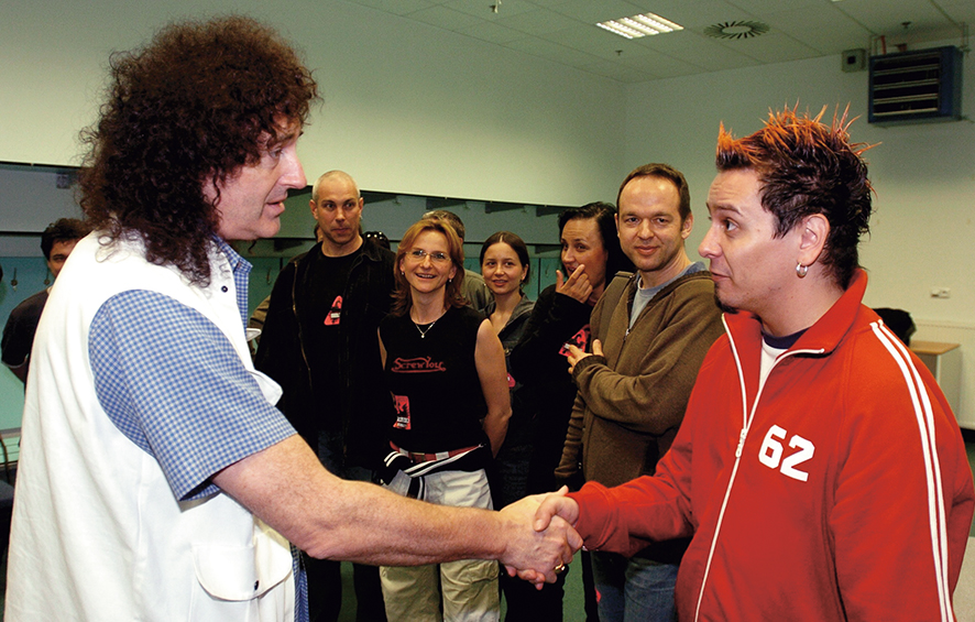 Jiří Ševčík a Brian May