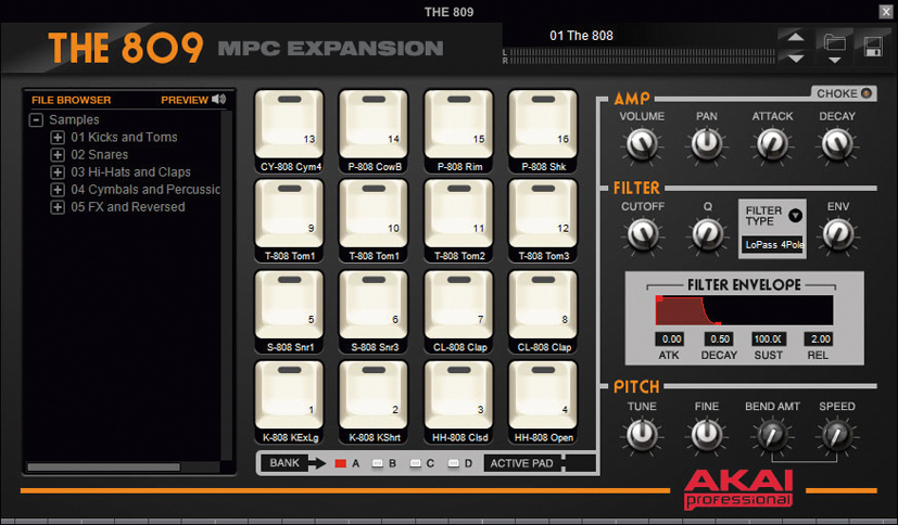 AKAI MPC Renaissance -The 809