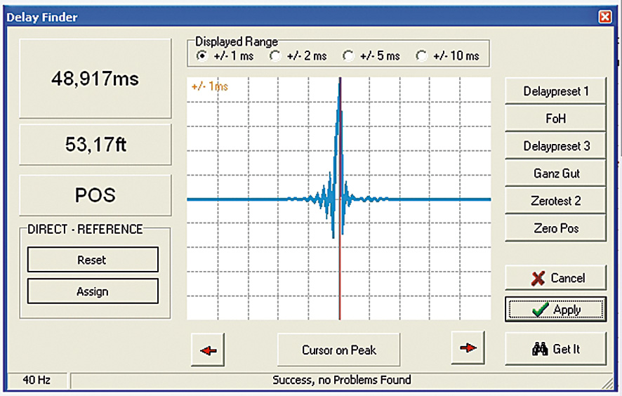 SATlive - Delay finder