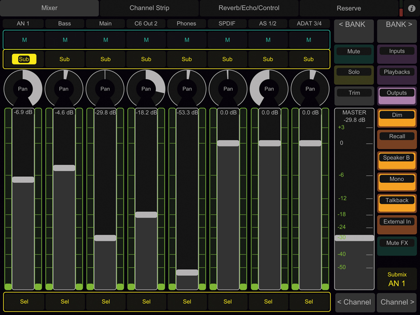 RME Fireface UCX - TouchOSC Editor