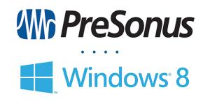 PreSonus kompatibilní se systémem Windows 8