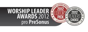 PreSonus AudioBox získal prestižní ocenění časopisu Worship Leader