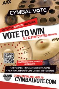 Sabian Cymbal Vote 2014 