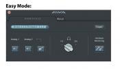 Alva Audio Nanoface easy mode control panel