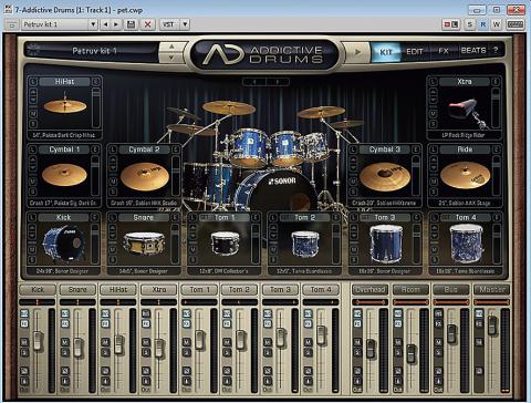 Cakewalk Sonar X3 – Additive Drums