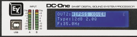 Electro-Voice DC-One - display