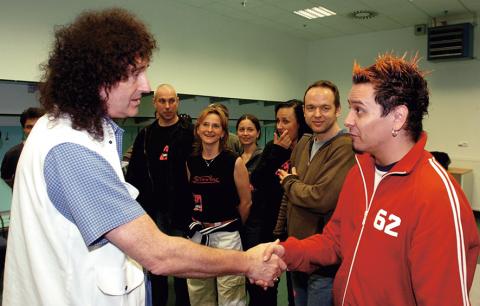 Jiří Ševčík a Brian May