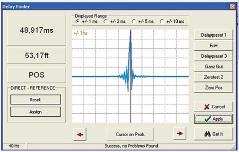 SATlive - Delay finder